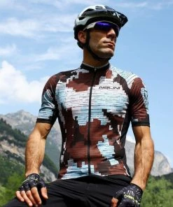 Nalini CROSS 2.0 MTB Men's Short Sleeve Cycling Jersey (Brown/Blue) 2019 -New Triathlete Store 0mTfEnbH6qbu5i Z4cKcOVwYk