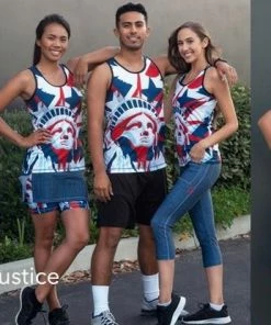 INKnBURN Men's Liberty & Justice Singlet (2XL) 2019 | Sleeveless 11 INKnBURN Men's Liberty & Justice Singlet (2XL) 2019 | Sleeveless -New Triathlete Store 2Y6JKSsFrdvd8OOx63VPJZTYU