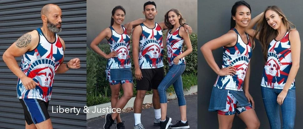 INKnBURN Men's Liberty & Justice Singlet (2XL) 2019 | Sleeveless 7 INKnBURN Men's Liberty & Justice Singlet (2XL) 2019 | Sleeveless - Image 5