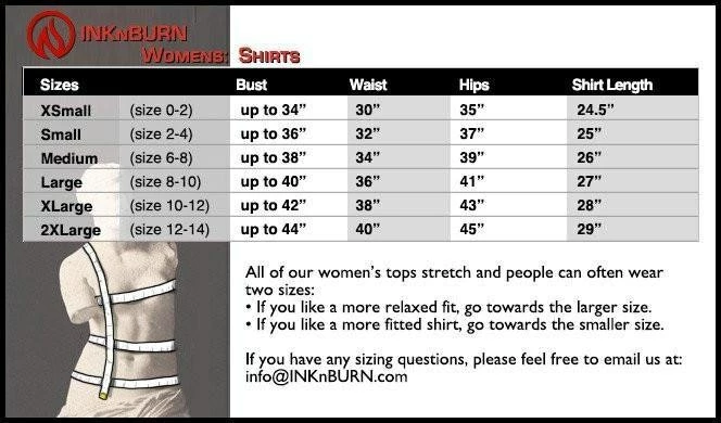 INKnBURN Women's Shark Tank Top (XXS, XS) 2019 | Sleeveless 5 INKnBURN Women's Shark Tank Top (XXS, XS) 2019 | Sleeveless - Image 3