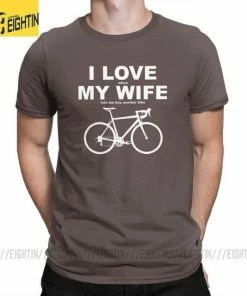 The Triathlete Store I LOVE MY WIFE When MY WIFE Lets Me Buy Another Bike Men's T-Shirt | Bike T-Shirts -New Triathlete Store 7Jdu0FBiisaHWU0OJ1cE MqsE