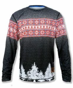 INKnBURN Men's 2020 Holiday Long Sleeve Tech Shirt, X-Large