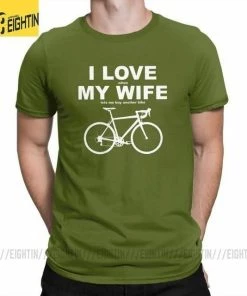 The Triathlete Store I LOVE MY WIFE When MY WIFE Lets Me Buy Another Bike Men's T-Shirt | Bike T-Shirts -New Triathlete Store 9j9uunrBYF0y5pz00qWfRjiaw