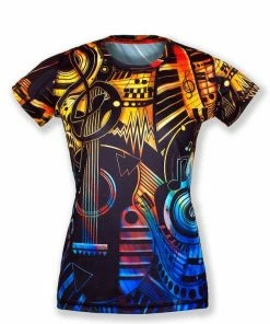 INKnBURN Women's Rhythm And Hues Tech Shirt (XS, S, M) | Short Sleeve