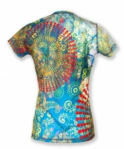 INKnBURN Women's Radiant Paisley Tech Shirt, Small | Short Sleeve -New Triathlete Store BLl4ZrxthRx iMdzmI1DIR8c0