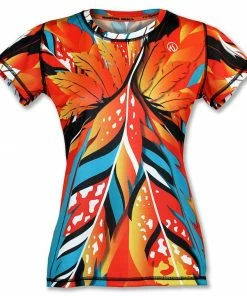 INKnBURN Women's Feather Tech Shirt (XXS) | Clothing