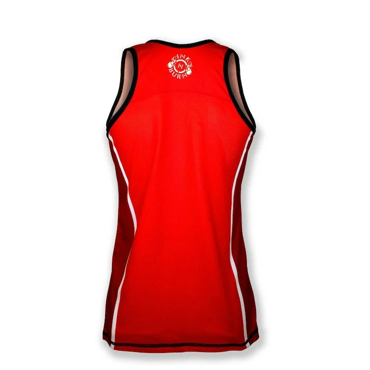 INKnBURN Women's Red Run Or Die Singlet (XL, 2XL) | Bike Tanks 4 INKnBURN Women's Red Run Or Die Singlet (XL, 2XL) | Bike Tanks - Image 2
