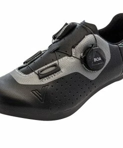 Vittoria ALISE' Kid Road Cycling Shoes - BLACK/GREY (2021) | Road Bike