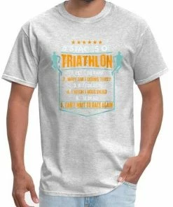 The Triathlete Store 6 Stages Of Triathlon Men's T-Shirt | Short Sleeve -New Triathlete Store GeCJxMnHoNkptyIc6sk9f8XR8