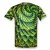 INKnBURN Men's Spiral Aloe Tech Shirt (S, M, L, XL, 2XL) | Short Sleeve
