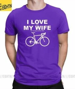 The Triathlete Store I LOVE MY WIFE When MY WIFE Lets Me Buy Another Bike Men's T-Shirt | Bike T-Shirts -New Triathlete Store HHjyaE gA3sQW4voR WSuclNg