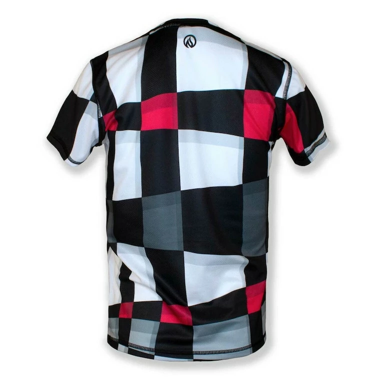 INKnBURN Men's Dynamic Plaid Tech Shirt (S, M, L, XL, 2XL) | Bike T-Shirts 4 INKnBURN Men's Dynamic Plaid Tech Shirt (S, M, L, XL, 2XL) | Bike T-Shirts - Image 2