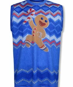 INKnBURN Men's Fast Cookie Sweater Vest Sleeve Tech Shirt (M, L, XL) | Sleeveless