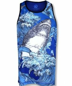 INKnBURN Men's Shark Tank Top (XS, L, XL, 2XL) | Sleeveless -New Triathlete Store Jie69ueo24yWNoO9AnQA2qk28