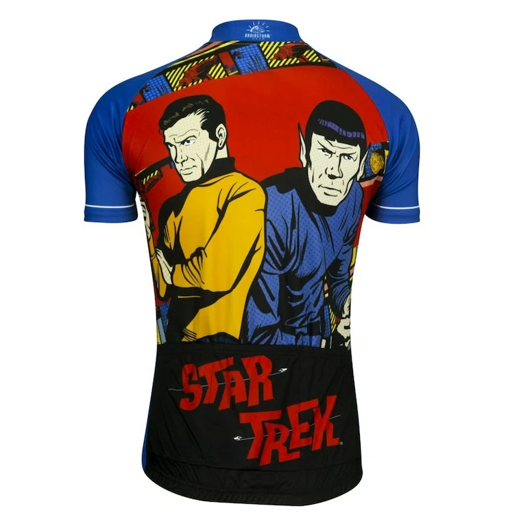 Brainstorm Gear Men's Star Trek "Galaxy Pop" Cycling Jersey (S, 3XL) | Short Sleeve 6 Brainstorm Gear Men's Star Trek "Galaxy Pop" Cycling Jersey (S, 3XL) | Short Sleeve - Image 4