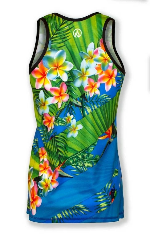 INKnBURN Women's Aloha Singlet (XS, S) | Sleeveless 4 INKnBURN Women's Aloha Singlet (XS, S) | Sleeveless - Image 2