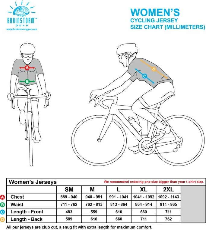 Brainstorm Gear Women's M&M's "Windows" Cycling Jersey | Short Sleeve 5 Brainstorm Gear Women's M&M's "Windows" Cycling Jersey | Short Sleeve - Image 3