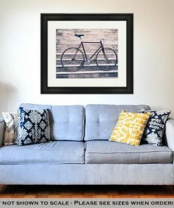 The Triathlete Store Framed Print, Road Retro Bicycle And Concrete Stairs Urban Scene Vintage Styl | Posters -New Triathlete Store Ks8d V3wL NrBHrW IM5xZPSk