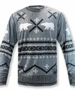INKnBURN Men's Polar Bear Long Sleeve Tech Shirt (S, M, XL)