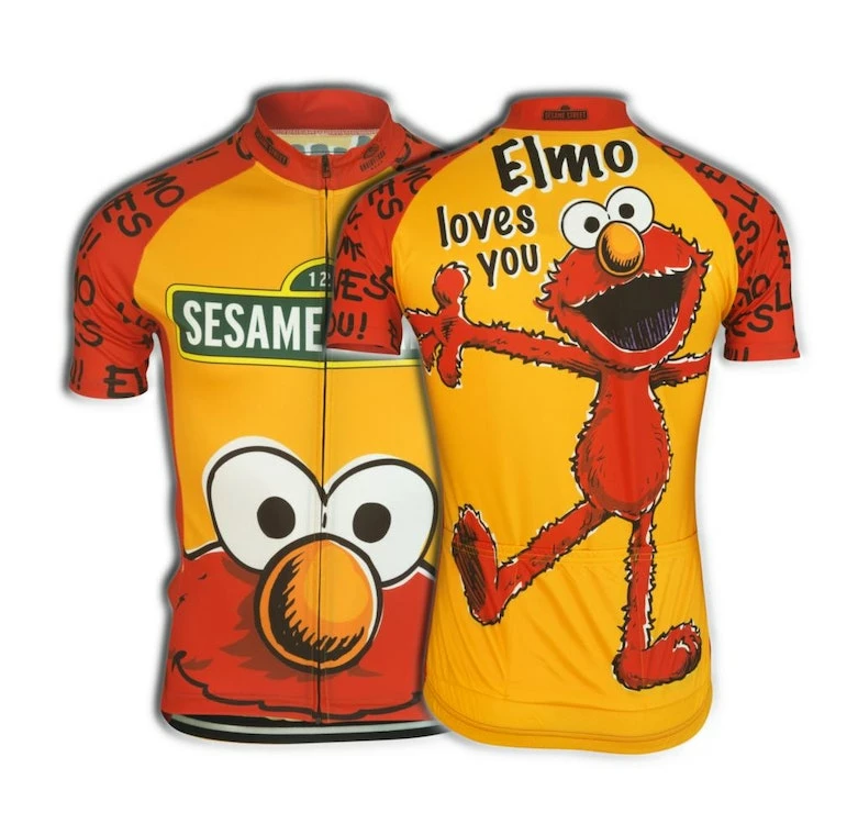 Brainstorm Gear Sesame Street Men's Elmo Cycling Jersey | Short Sleeve 3 Brainstorm Gear Sesame Street Men's Elmo Cycling Jersey | Short Sleeve