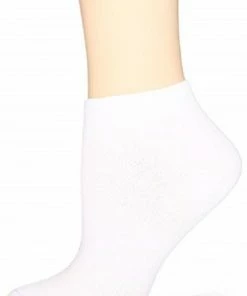 Wrightsock Men's Coolmesh II Lo Single Pack Socks, White | Ankle Socks