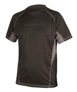 Endura Cairn Jersey - Short-Sleeve - Men's Black/Grey | Bike T-Shirts