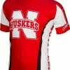 NCAA Men's Adrenaline Promotions NCAA Nebraska Huskers Cycling Jersey | Short Sleeve