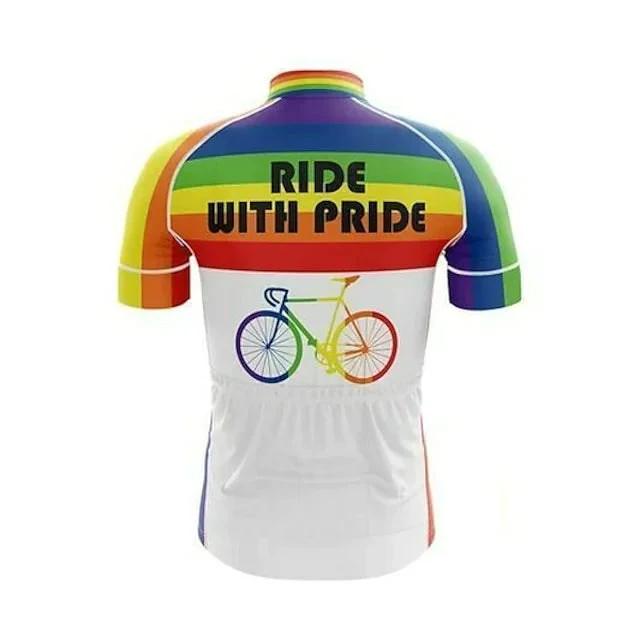It's In My Heart Ride With Pride Men's Cycling Jersey (2022) | Short Sleeve 4 It's In My Heart Ride With Pride Men's Cycling Jersey (2022) | Short Sleeve - Image 2