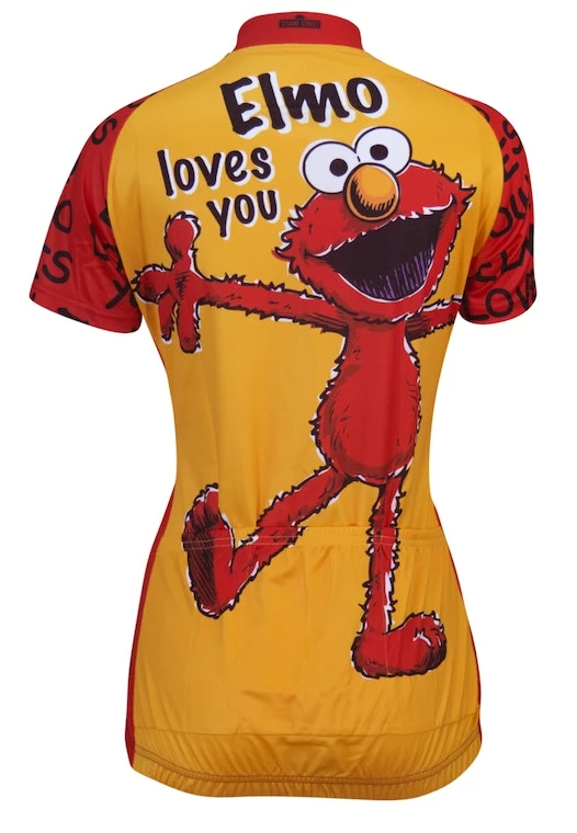 Brainstorm Gear Sesame Street Women's Elmo Cycling Jersey | Short Sleeve 9 Brainstorm Gear Sesame Street Women's Elmo Cycling Jersey | Short Sleeve - Image 7
