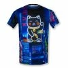 INKnBURN Men's Lucky Cat Tech Shirt (M, 2XL) | Short Sleeve -New Triathlete Store Vzq7o2QeT3vKRrwJR1 XLTsos
