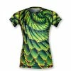 INKnBURN Women's Spiral Aloe Shirt (XS, S, M, L,, 2XL) | Short Sleeve