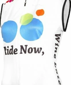 It's In My Heart Ride Now, Wine Later Women's Sleeveless Cycling Jersey