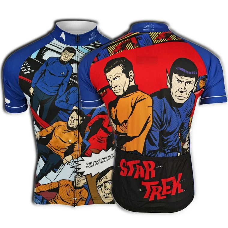 Brainstorm Gear Men's Star Trek "Galaxy Pop" Cycling Jersey (S, 3XL) | Short Sleeve 8 Brainstorm Gear Men's Star Trek "Galaxy Pop" Cycling Jersey (S, 3XL) | Short Sleeve - Image 6