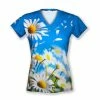 INKnBURN Women's Daisy V-Neck Shirt (2XL) | Short Sleeve -New Triathlete Store cK99u 1zsRvLX8OU7jRCnjmdc
