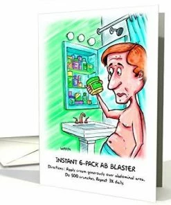 Far Gone Greetings Ab Blaster : Funny Birthday Card | Other