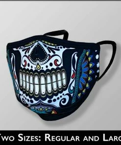 INKnBURN Calavera 3-Layer Face Mask | Bandanas