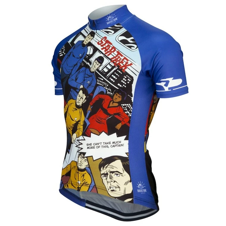 Brainstorm Gear Men's Star Trek "Galaxy Pop" Cycling Jersey (S, 3XL) | Short Sleeve 7 Brainstorm Gear Men's Star Trek "Galaxy Pop" Cycling Jersey (S, 3XL) | Short Sleeve - Image 5