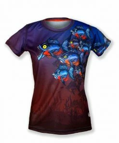 INKnBURN Women's Piranha Tech Shirt (2XL) | Short Sleeve