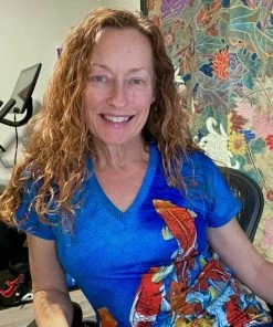 INKnBURN Women's Watercolor Koi V-Neck Shirt (S) | Short Sleeve -New Triathlete Store fOKypxUwsB7szhrgKy1fatNgA