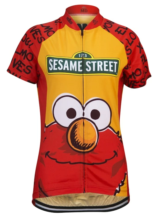 Brainstorm Gear Sesame Street Women's Elmo Cycling Jersey | Short Sleeve 12 Brainstorm Gear Sesame Street Women's Elmo Cycling Jersey | Short Sleeve - Image 10