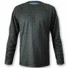 INKnBURN Men's Woven Carbon Fiber Long Sleeve Tech Shirt (S, M)