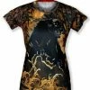 INKnBURN Women's Black Panther Tech Shirt (XS, S, L, XL, 2XL) | Short Sleeve