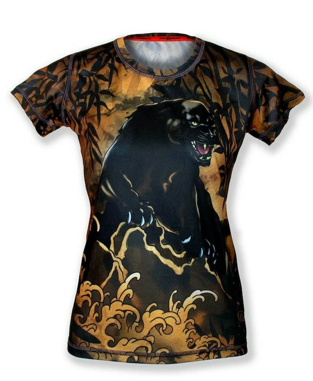INKnBURN Women's Black Panther Tech Shirt (XS, S, L, XL, 2XL) | Short Sleeve 3 INKnBURN Women's Black Panther Tech Shirt (XS, S, L, XL, 2XL) | Short Sleeve