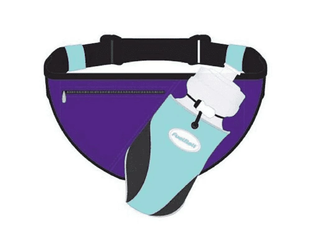 FuelBelt The Crush Water Bottle Carrier Waist Belt - Arctic Blue / Purple | Other 4 FuelBelt The Crush Water Bottle Carrier Waist Belt - Arctic Blue / Purple | Other - Image 2