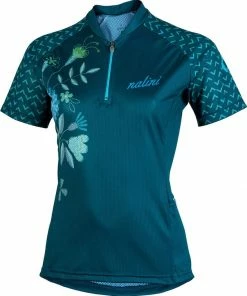 Nalini ROCKY 2.0 MTB Women's Short Sleeve Cycling Jersey (Green) 2019