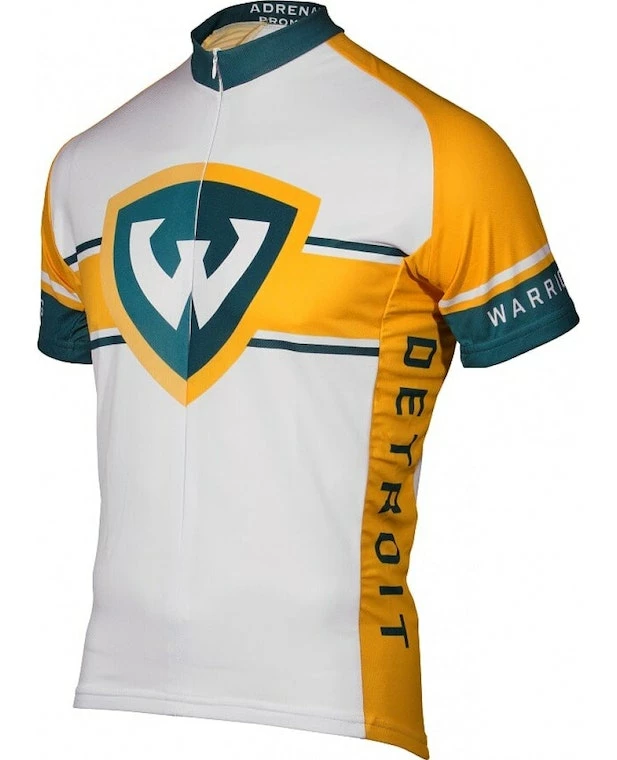 NCAA Men's Adrenaline Promotions Wayne State Cycling Jersey | Short Sleeve 6 NCAA Men's Adrenaline Promotions Wayne State Cycling Jersey | Short Sleeve - Image 4