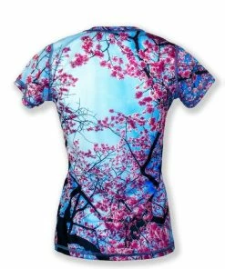 INKnBURN Women's Cherry Blossom Tech Shirt (XS, S) | Short Sleeve -New Triathlete Store k51ndYpn u0eU0olEusXeZOJA