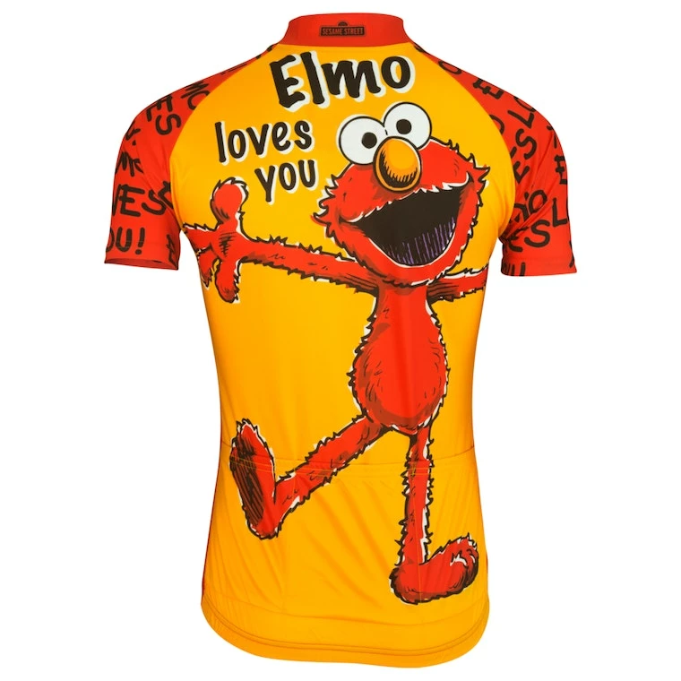 Brainstorm Gear Sesame Street Men's Elmo Cycling Jersey | Short Sleeve 9 Brainstorm Gear Sesame Street Men's Elmo Cycling Jersey | Short Sleeve - Image 7