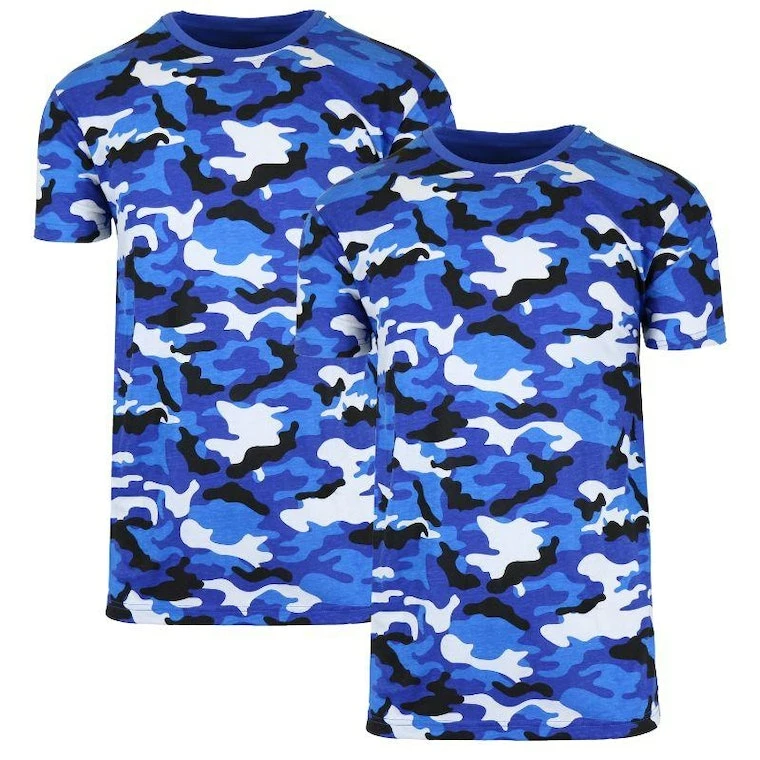 The Triathlete Store Men's Short Sleeve Crew Neck Camo Printed T-Shirt - 2 Pack | Bike T-Shirts 9 The Triathlete Store Men's Short Sleeve Crew Neck Camo Printed T-Shirt - 2 Pack | Bike T-Shirts - Image 7