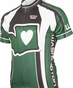 It's In My Heart Washington Men's Cycling Jersey | Short Sleeve